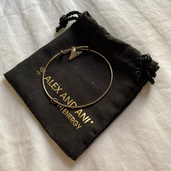 Alex and Ani Silver Shark Tooth Bracelet - Picture 5 of 11